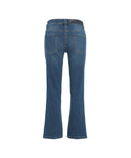 Flared Jeans Cropped 'Paris' #blu