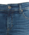 Flared Jeans Cropped 'Paris' #blu