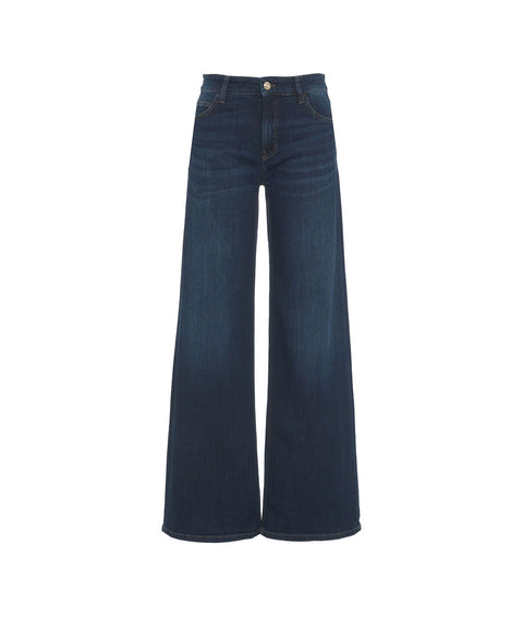 Jeans a gamba ampia 'Palazzo' #blu