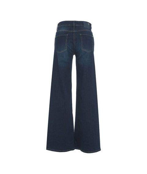 Jeans a gamba ampia 'Palazzo' #blu