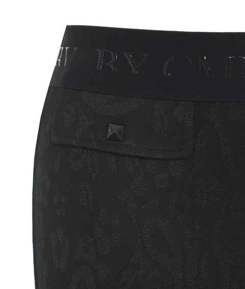 Pantaloni 'Faith' con glitter #nero