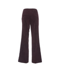 Pantaloni in velluto 'Ava Utility' #viola