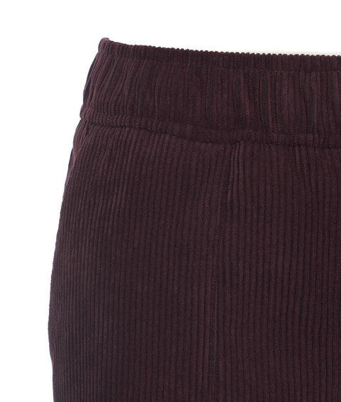 Pantaloni in velluto 'Ava Utility' #viola