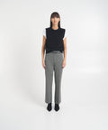 Pantaloni cropped flared-fit 'Faith' #nero