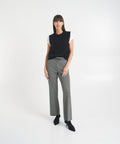 Pantaloni cropped flared-fit 'Faith' #nero