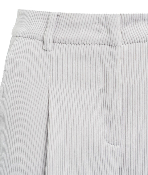 Pantaloni in velluto a coste 'Anna' #grigio