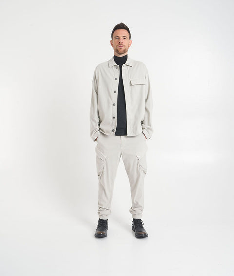 Giacca overshirt #grigio