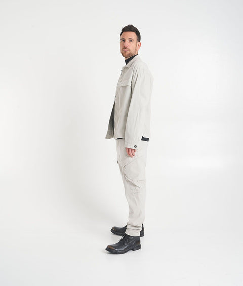 Giacca overshirt #grigio