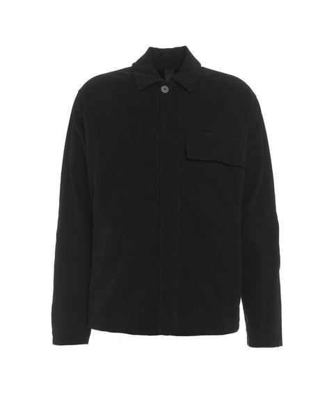 Giacca overshirt #nero