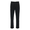 Pantaloni di velluto a coste con coulisse #nero