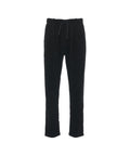 Pantaloni di velluto a coste con coulisse #nero