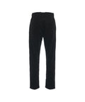 Pantaloni di velluto a coste con coulisse #nero