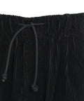 Pantaloni di velluto a coste con coulisse #nero