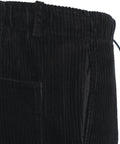 Pantaloni di velluto a coste con coulisse #nero