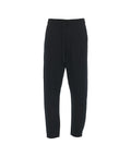 Pantaloni da jogging in pura lana vergine #nero