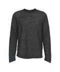 Maglione in maglia semitrasparente #nero