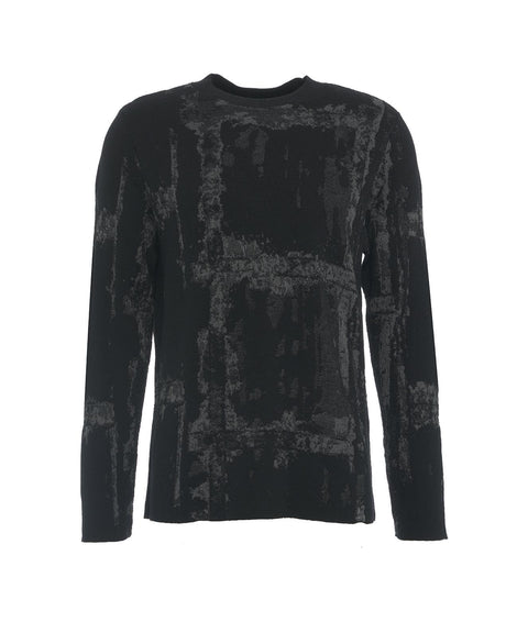 Maglia in misto lana vergine #nero