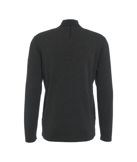 Maglione con collo alto #grigio