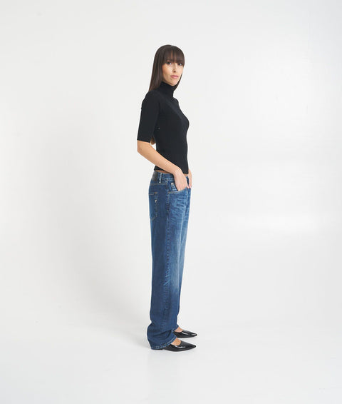 Jeans in lyocell regular fit 'Icon' #blu