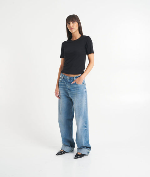 Wide Leg Jeans 'Francine' #blu