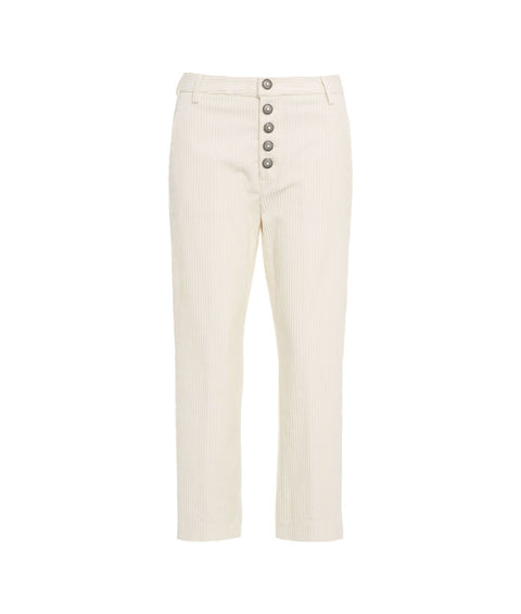 Pantaloni di velluto a coste 'Nima' #beige