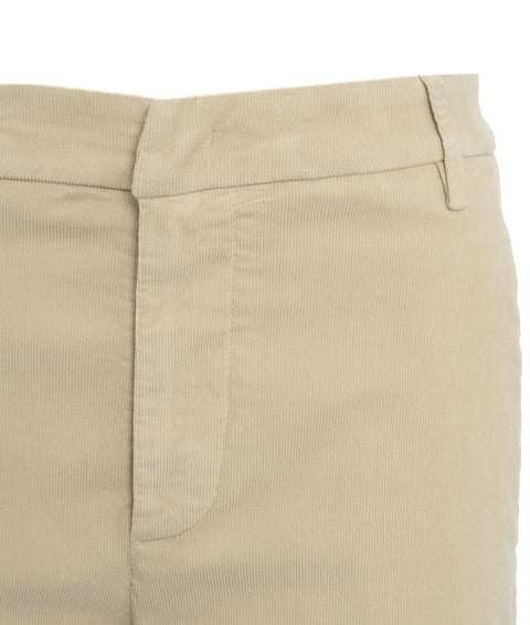 Pantaloni di velluto a coste sottili 'Nima' #bianco