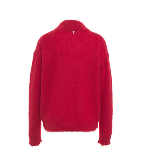 Maglione in misto lana #rosso