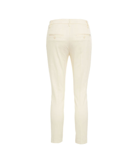 Pantaloni chino cropped slim fit 'Perfect' #bianco