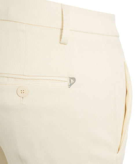 Pantaloni chino cropped slim fit 'Perfect' #bianco