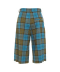 Skort in tartan #blu