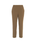 Pantaloni cropped #marrone