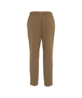 Pantaloni cropped #marrone