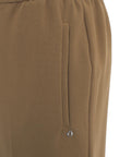 Pantaloni cropped #marrone