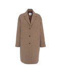 Cappotto midi pied de poule #beige