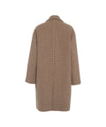 Cappotto midi pied de poule #beige