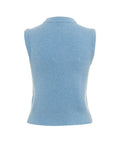 Gilet in maglia #blu