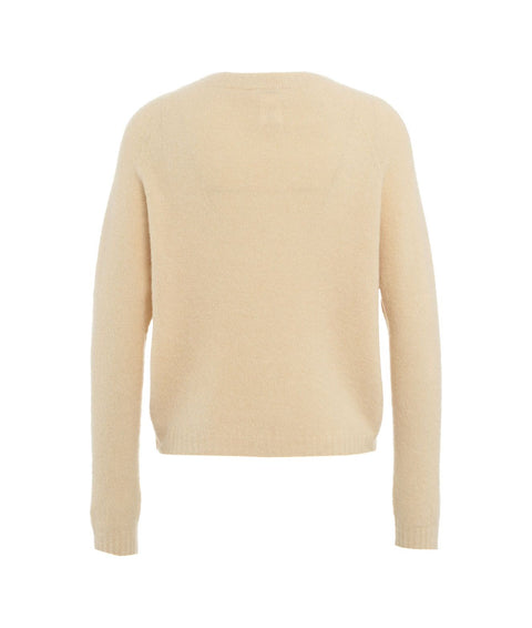 Pullover in maglia #beige