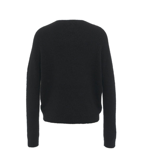 Pullover in maglia #nero