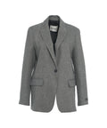 Blazer in misto lana #grigio