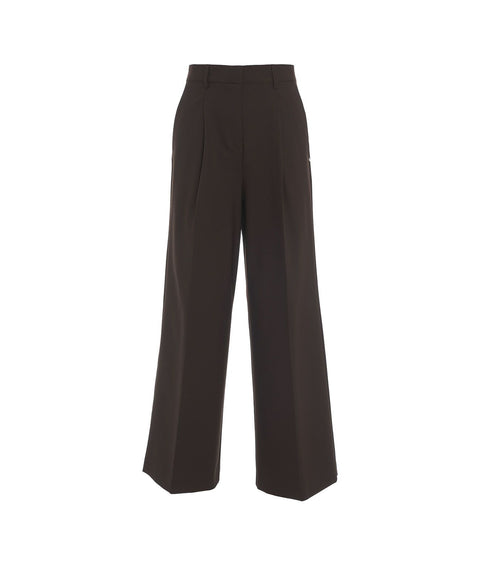 Pantaloni palazzo #marrone