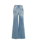 Wide Leg Jeans 'The Hustler Roller Fray' #blu