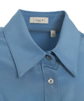 Camicia in seta #blu