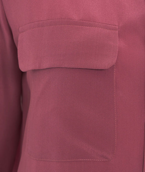 Camicia in seta #rosa