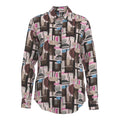 Camicia stampa retro #multicolore