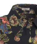 Camicia con stampa floreale #nero