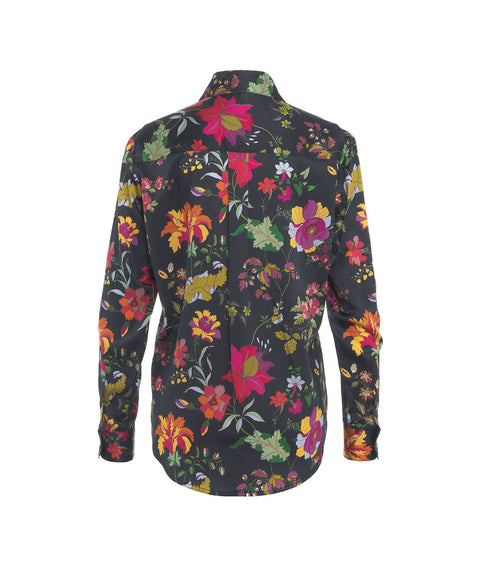 Blusa con stampa floreale #multicolore