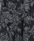 Chemisier con stampa paisley #nero