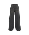 Wide leg jeans #nero