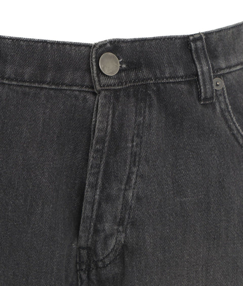 Wide leg jeans #nero