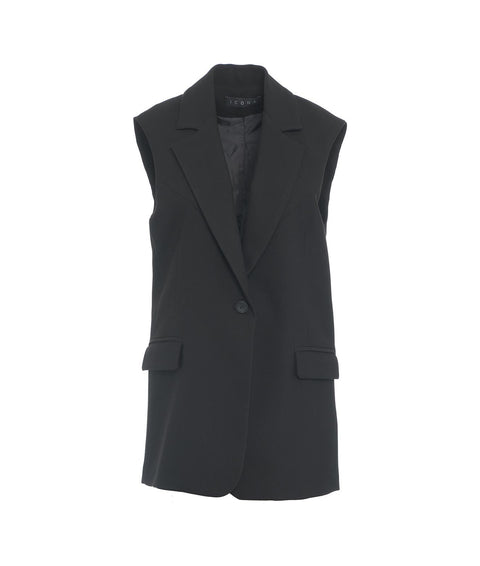 Gilet oversize #nero